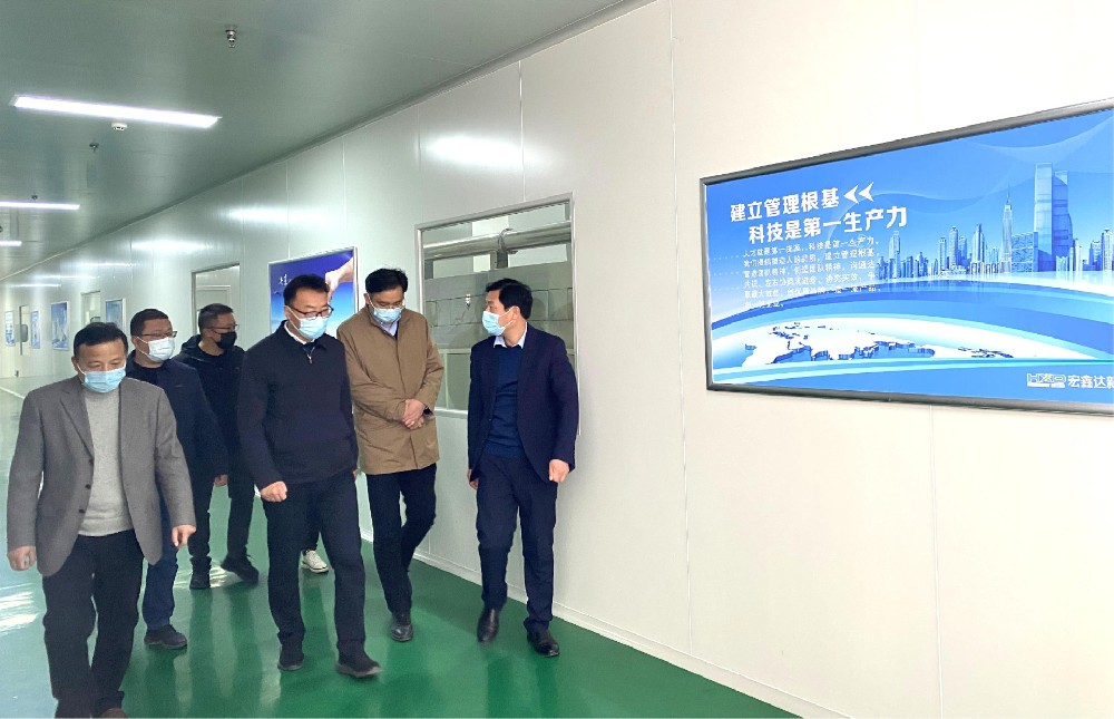 區(qū)委常委、宣傳部長陳飛蒞臨宏鑫達(dá)開展“全面復(fù)產(chǎn) 穩(wěn)定發(fā)展”專題調(diào)研